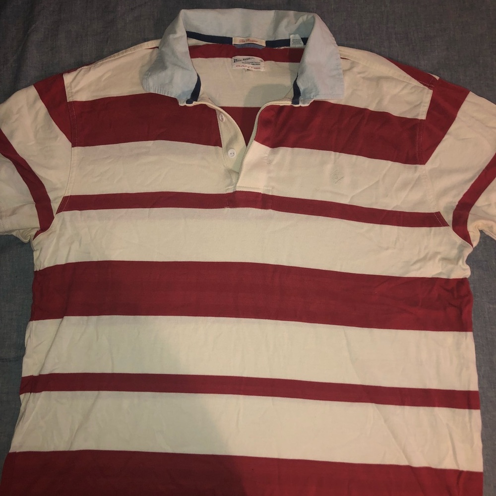 Men’s Gant Rugger Short sleeve Rugby Polo Shirt XL